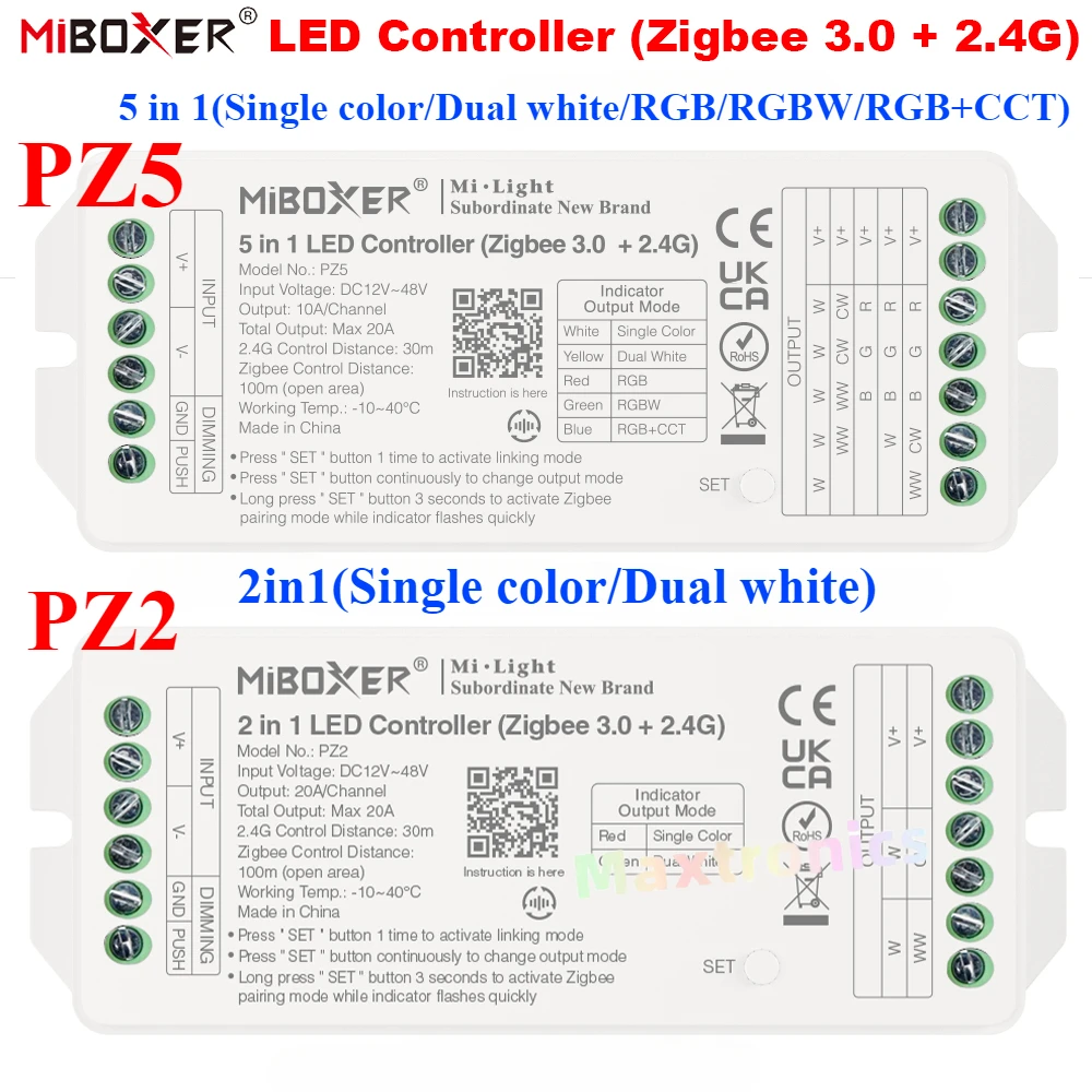 Zigbee Coordinator Stick - Miboxer DC12~48V Zigbee3.0 +2.4G RF LED