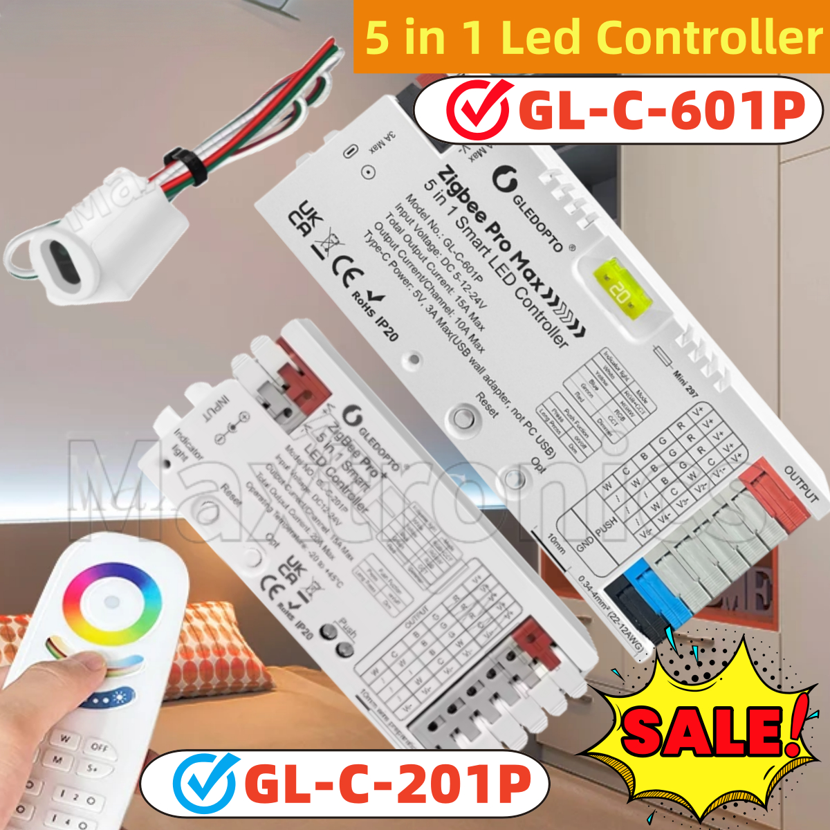 Zigbee Coordinator Stick - Hot GL-C-201P/GL-C-601P/GL-RC-006Z 5in1 ZigBee 3.0 Pro