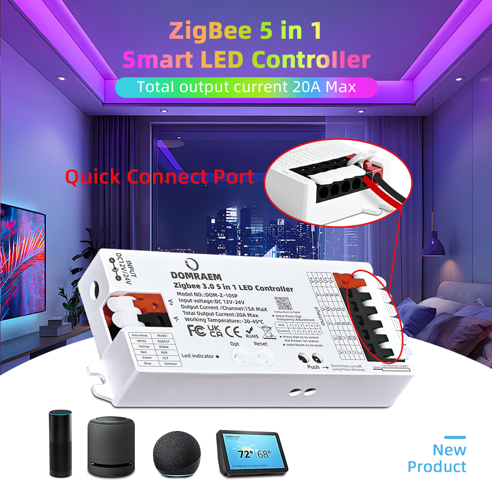 Zigbee Coordinator Stick - DOMRAEM Zigbee 3.0 5 in 1