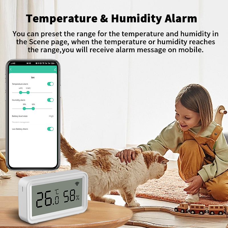 Tuya Zigbee WiFi Thermometer H - Temperature Humidity Sensor ulasan dan harga
