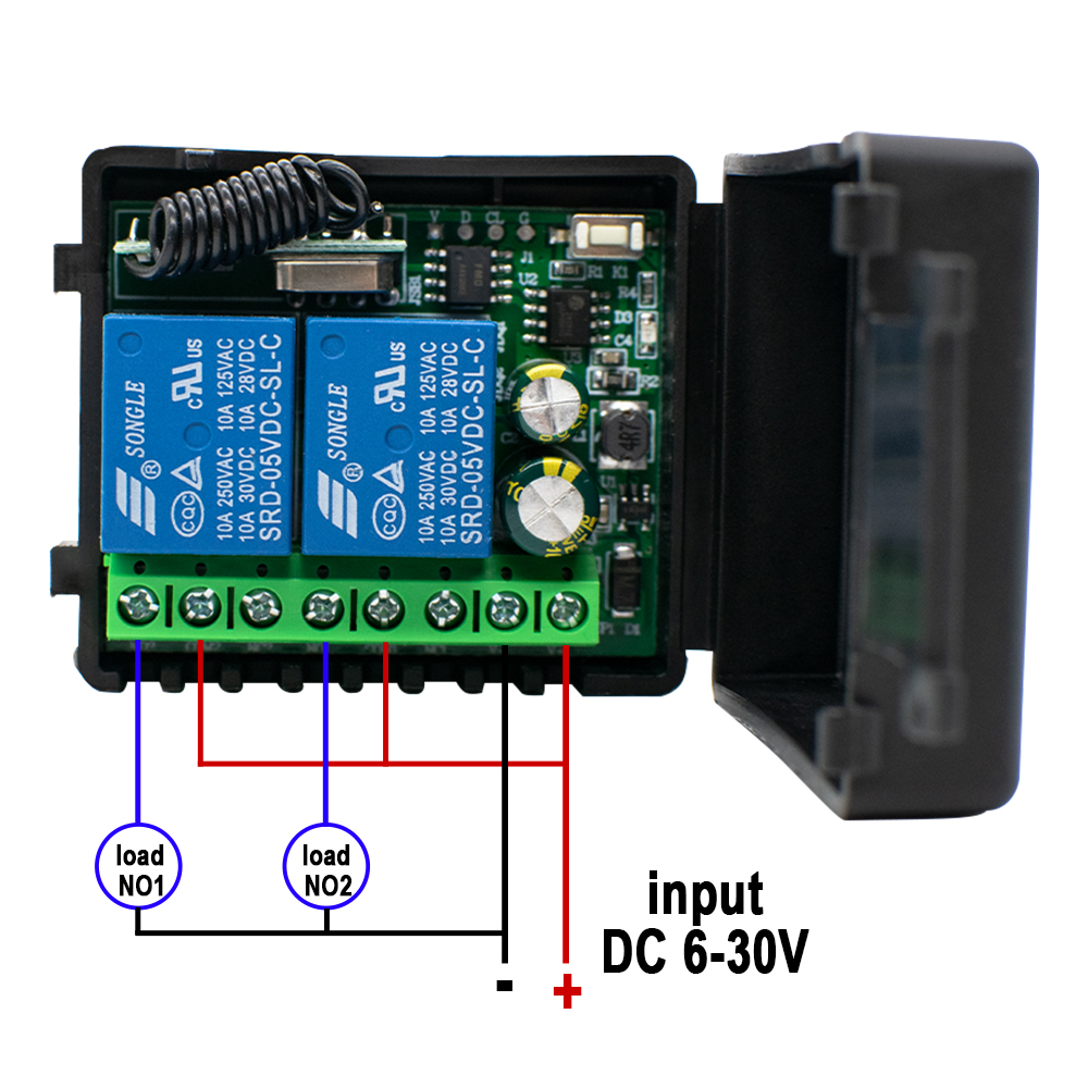 12V 9~30V Receiver Module Swit - 433Mhz Receiver Module ulasan dan harga