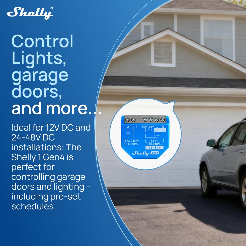 Shelly 1 Gen4 Zigbee Dry Conta - Shelly Relay Module ulasan dan harga