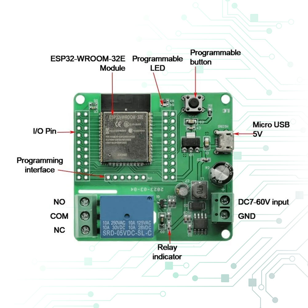 ESP32 ESP32- Development Board - Relay 8 Channel Board ulasan dan harga
