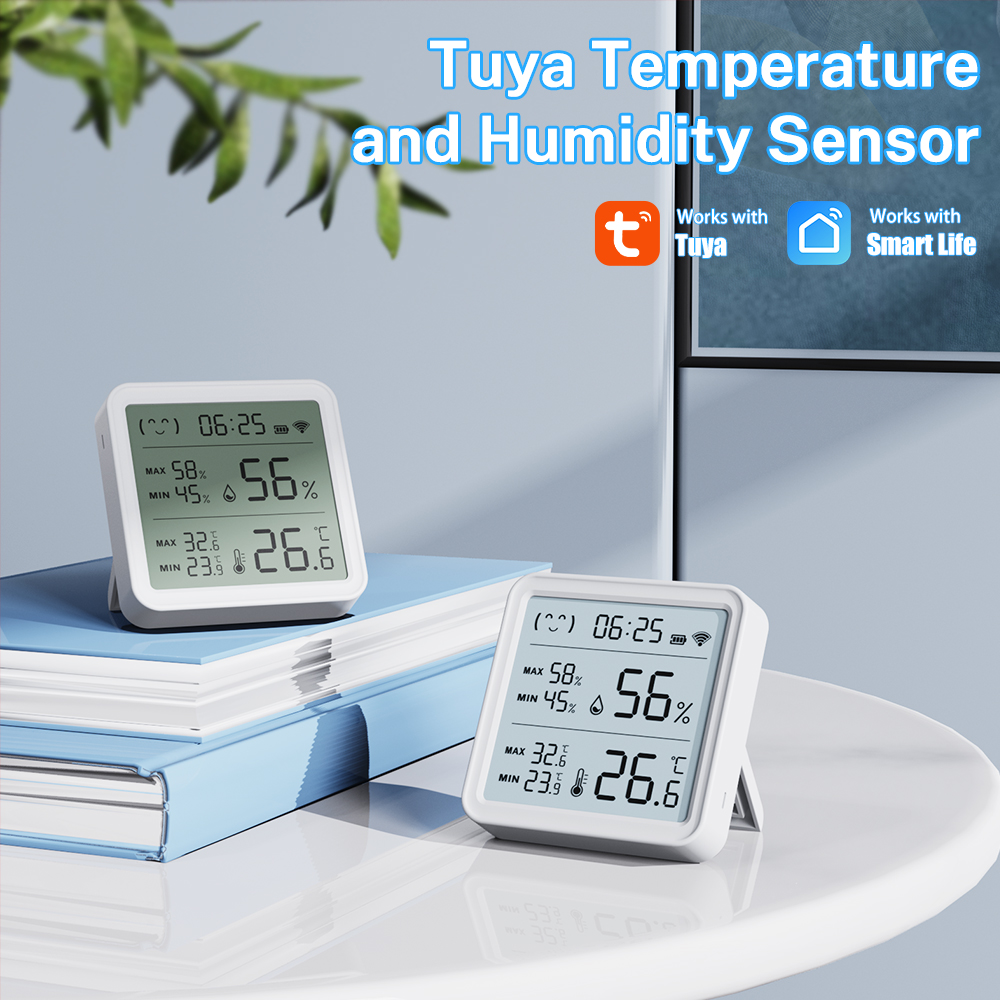 Tuya WiFi Thermometer hygromet - Temperature Humidity Sensor ulasan dan harga