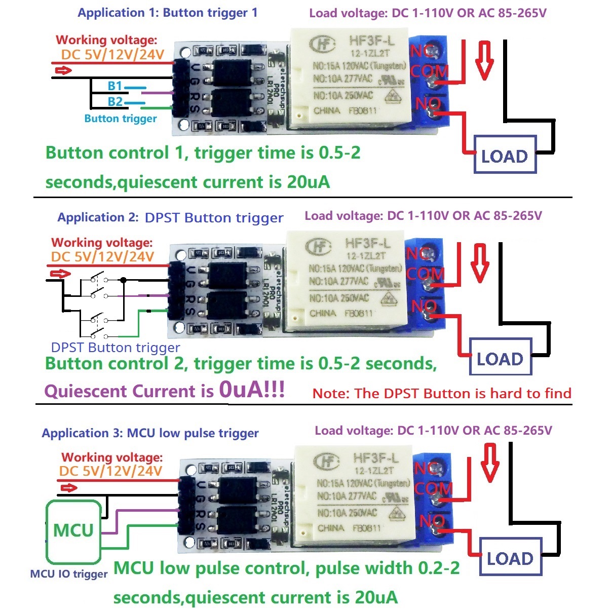 DC 5V 12V 24V Magnetic Latchin - Shelly Relay Module ulasan dan harga