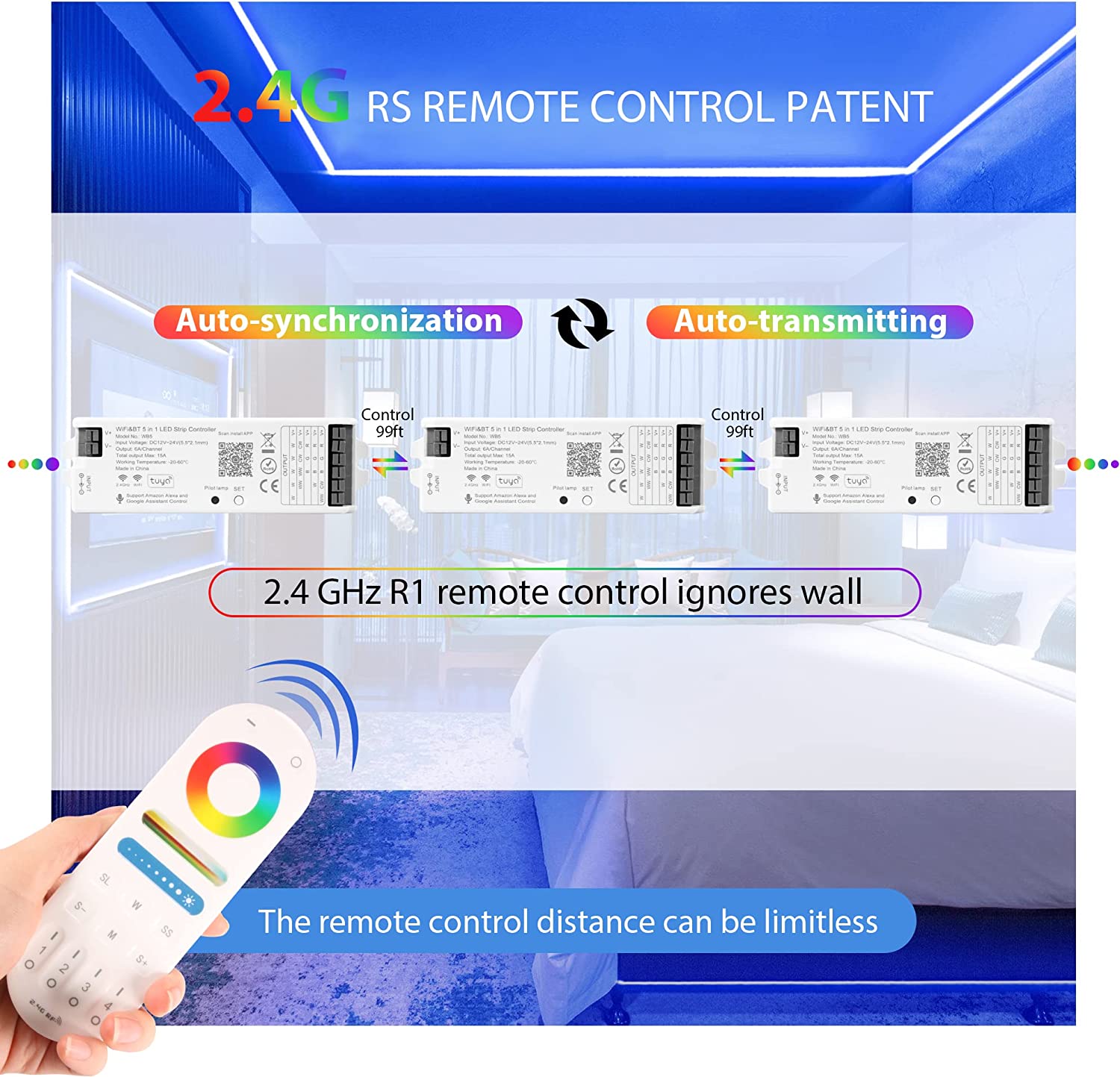 WB5 5 in 1 LED Strip Controlle - Zigbee Coordinator Stick ulasan dan harga