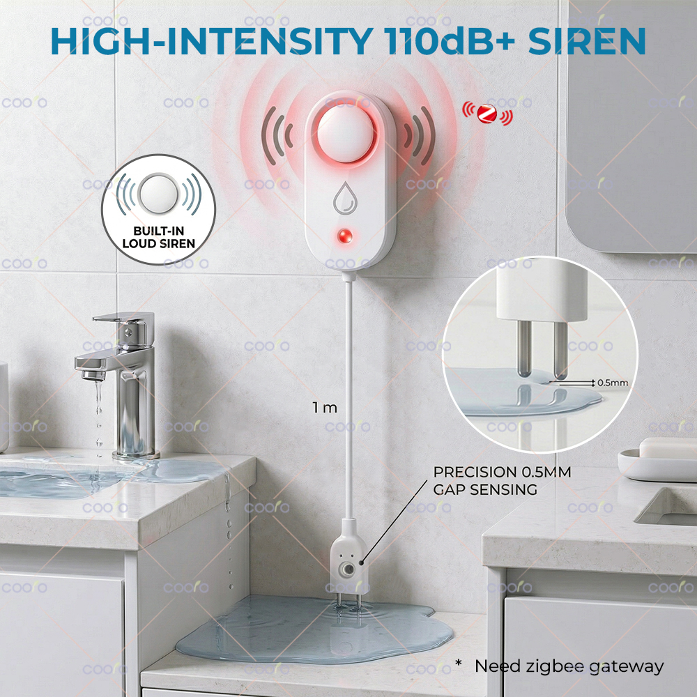 Tuya Zigbee Water Sensor Leaka - Home Automation Technology ulasan dan harga