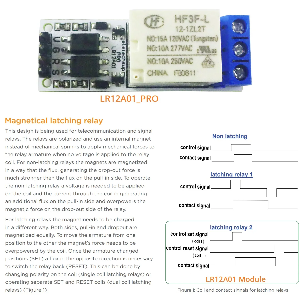 LR12A01 Magnetic Latching Rela - Shelly Relay Module ulasan dan harga