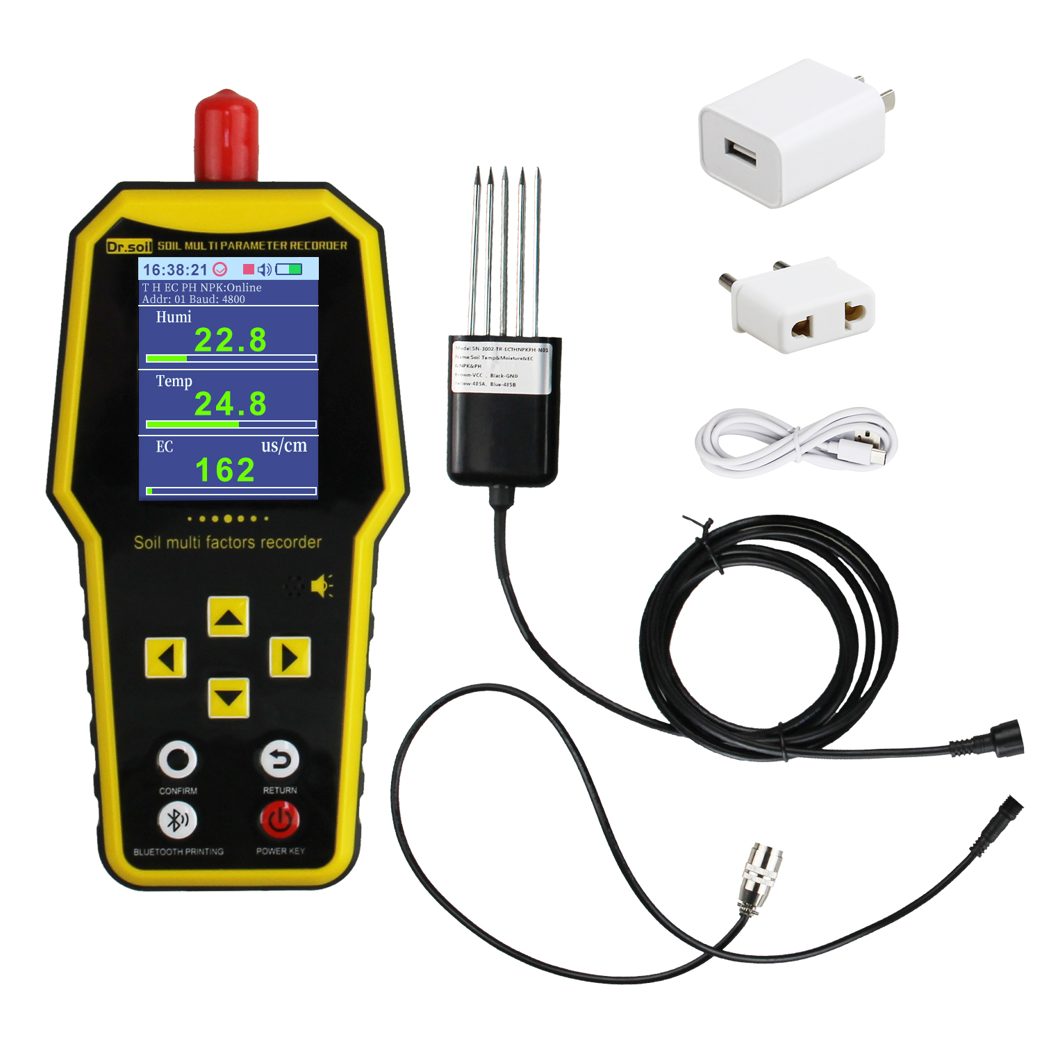 7 in 1 Portable Soil Moisture  - Temperature Humidity Sensor ulasan dan harga