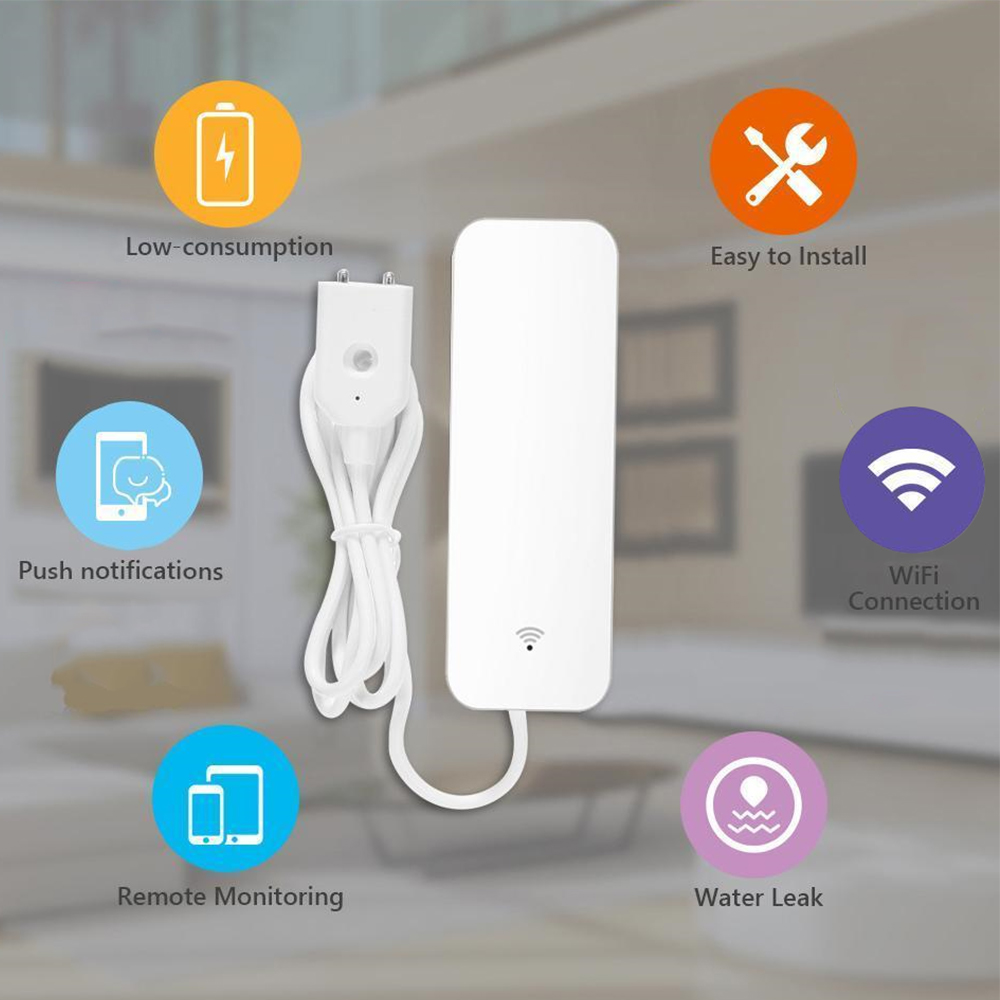 Tuya WiFi Water Leak Sensor, W - Home Automation Technology ulasan dan harga