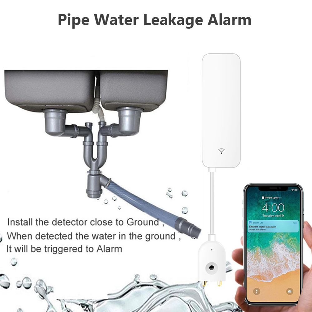 Tuya WiFi Water Leak Sensor, W - Home Automation Technology ulasan dan harga