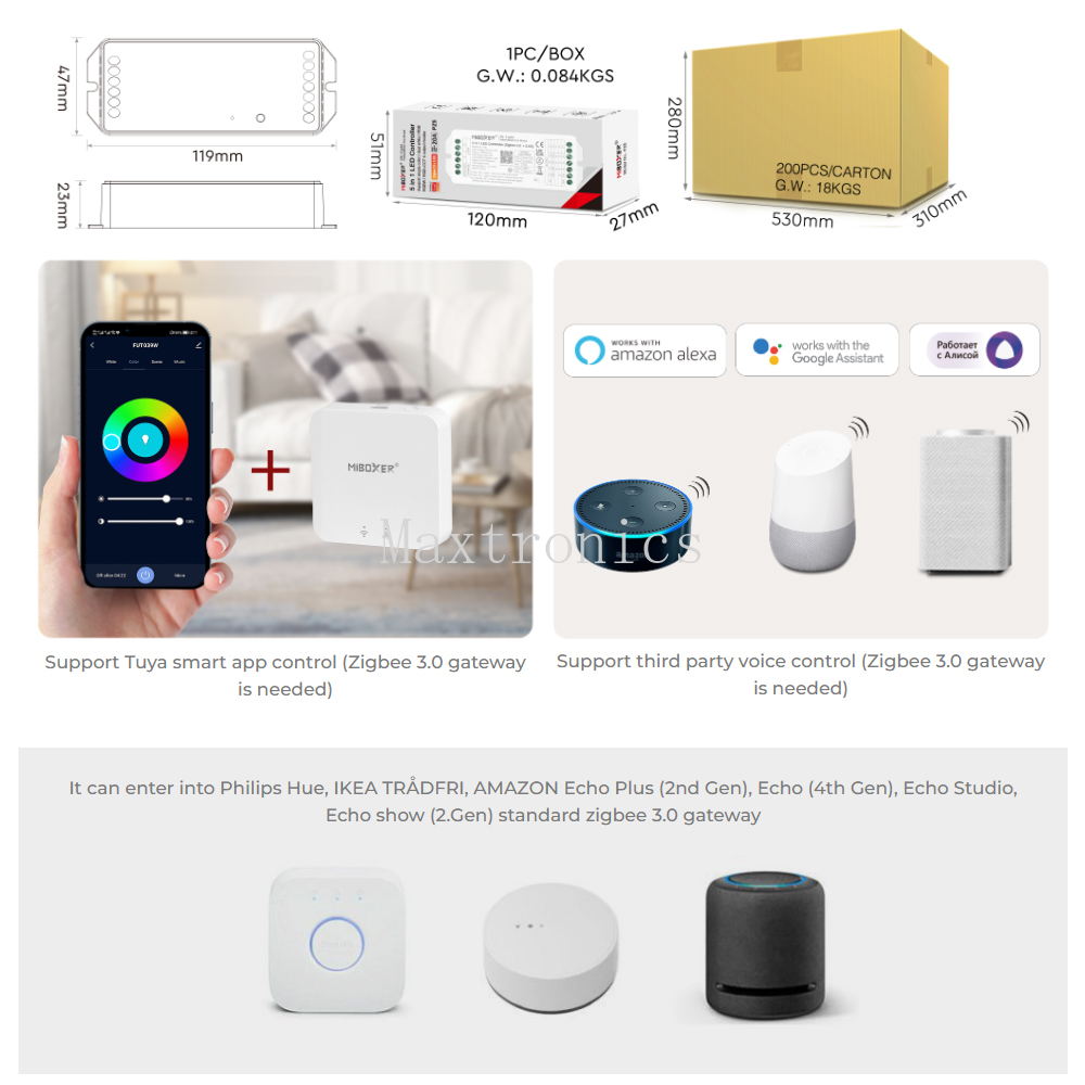 Miboxer DC12~48V Zigbee3.0 +2. - Zigbee Coordinator Stick ulasan dan harga