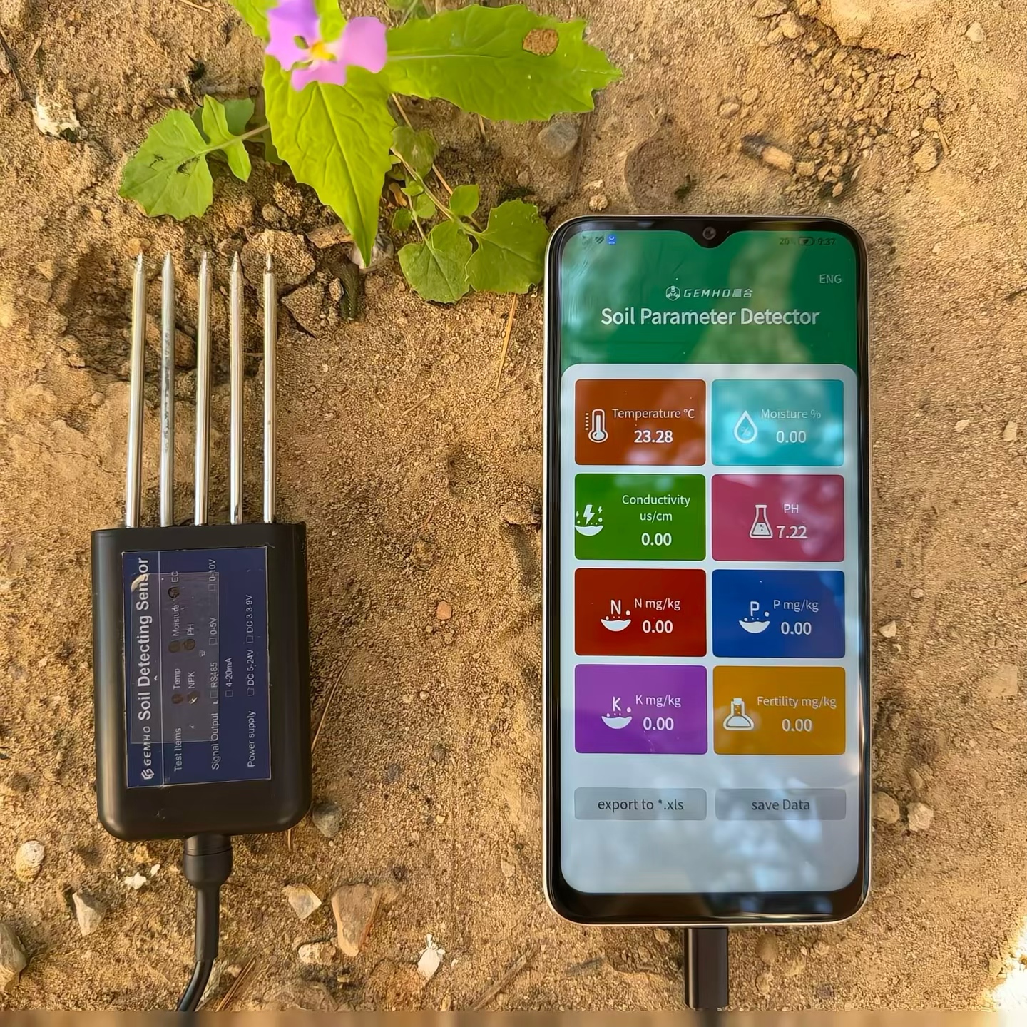 USB Soil 8 in 1 Temperature Hu - Temperature Humidity Sensor ulasan dan harga