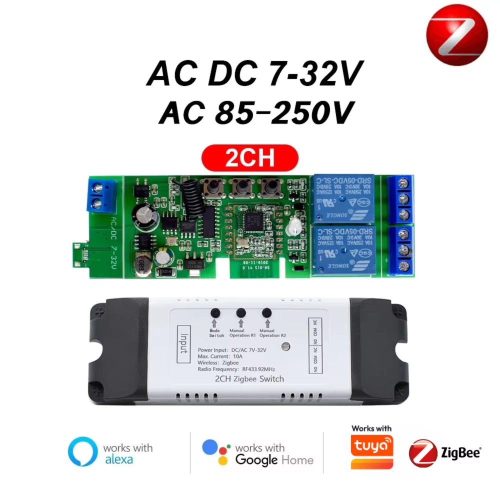 1CH 2CH 4CH 7V 12V 24V 220V Zi - 433Mhz Receiver Module ulasan dan harga