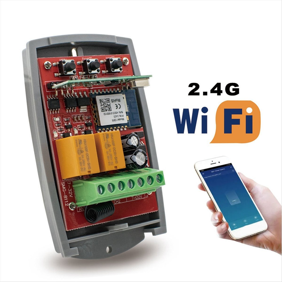 NEW Wifi Smart Gate Remote Con - 433Mhz Receiver Module ulasan dan harga