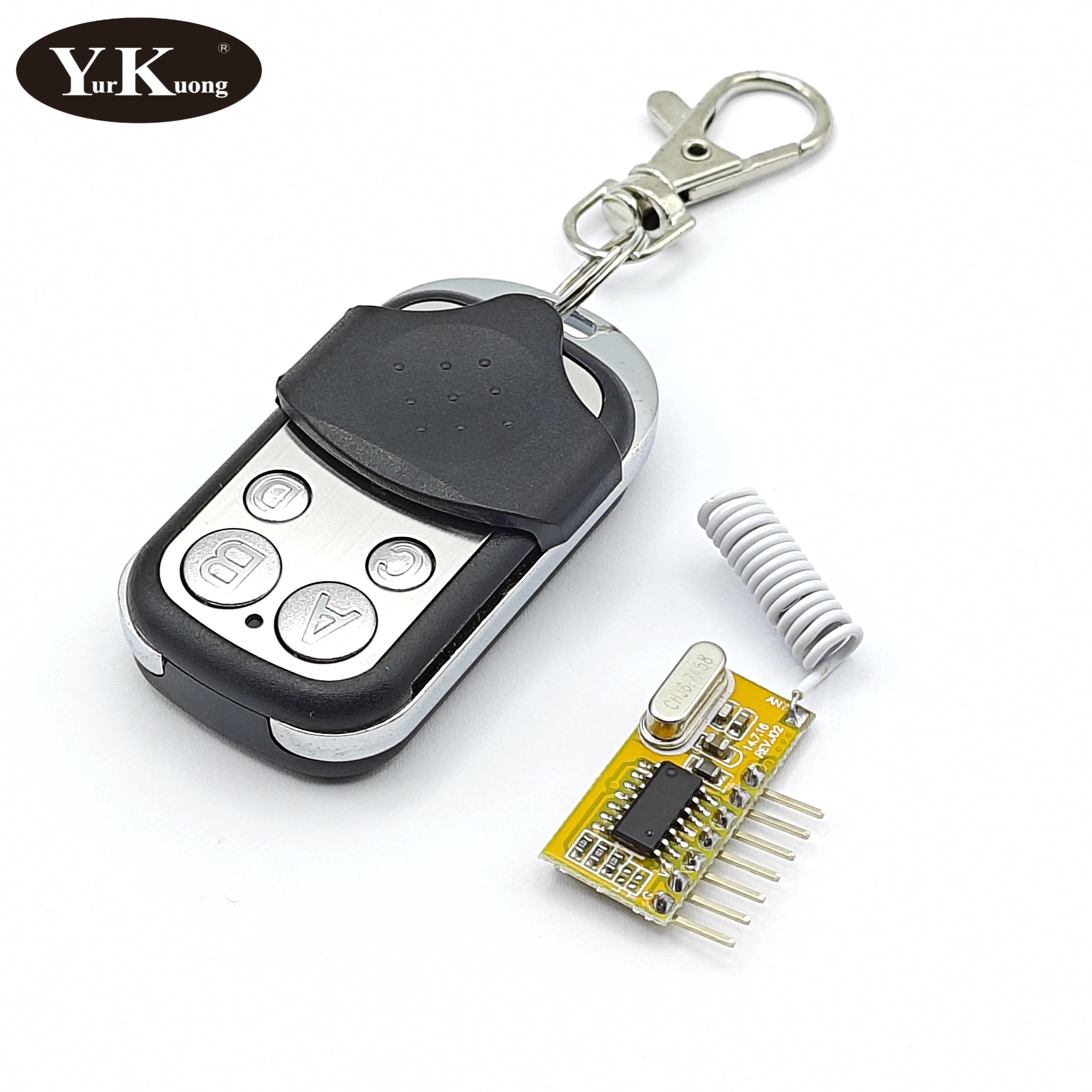 5V DC 4channel RF Receiver Tra - 433Mhz Receiver Module ulasan dan harga