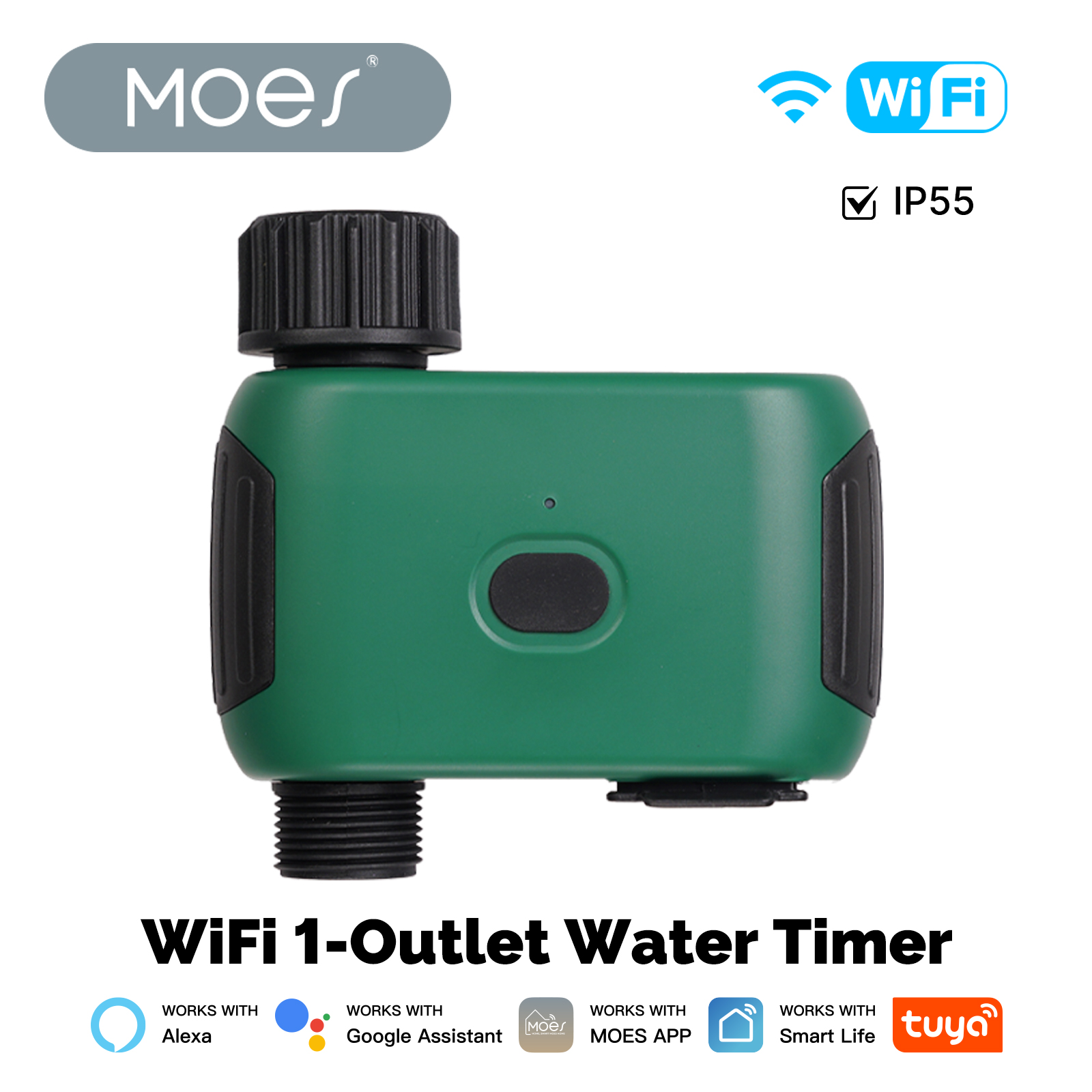 MOES Tuya Smart WiFi 1 Outlet  - Home Automation Technology ulasan dan harga