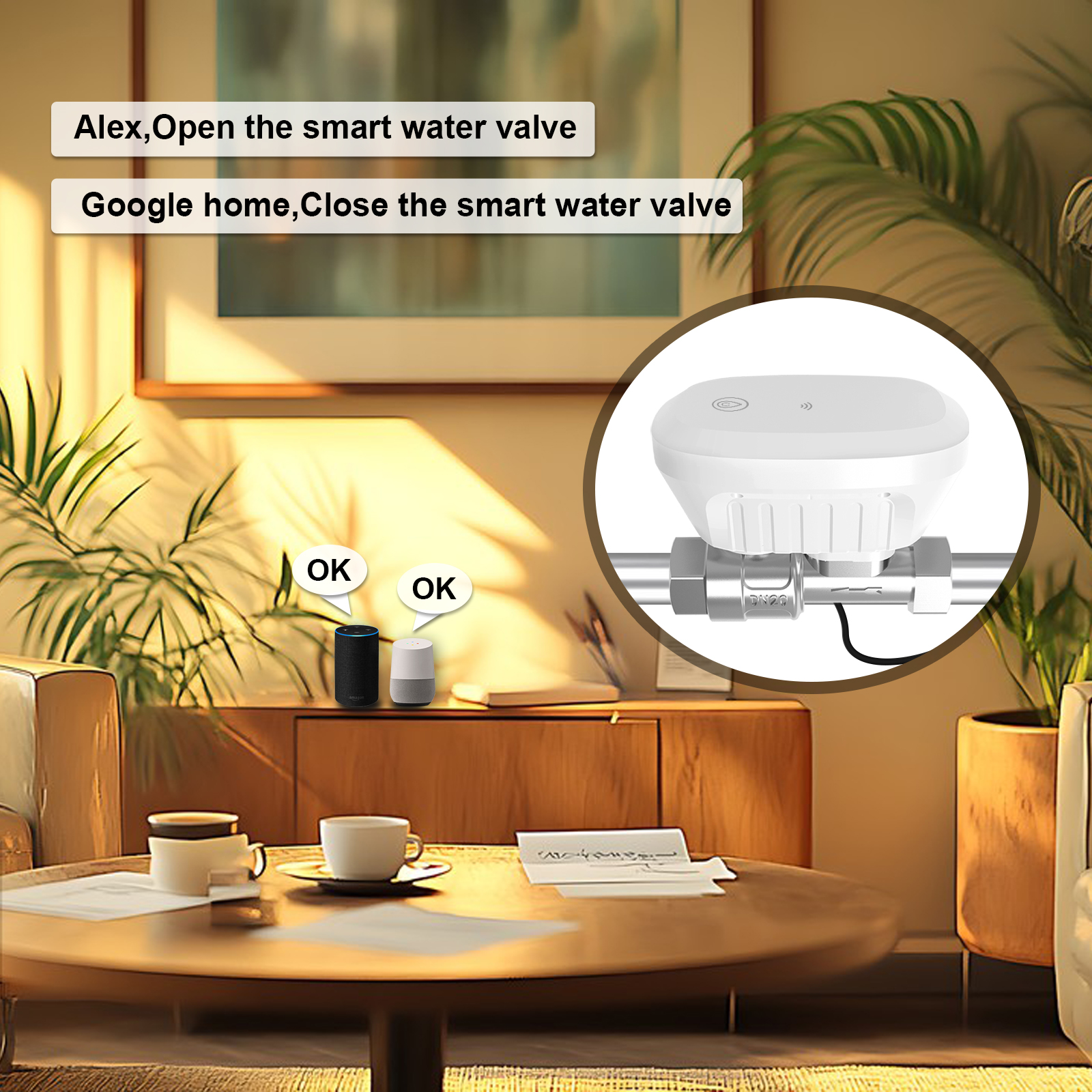 Tuya Smart WiFi Water Valve Wa - Home Automation Technology ulasan dan harga