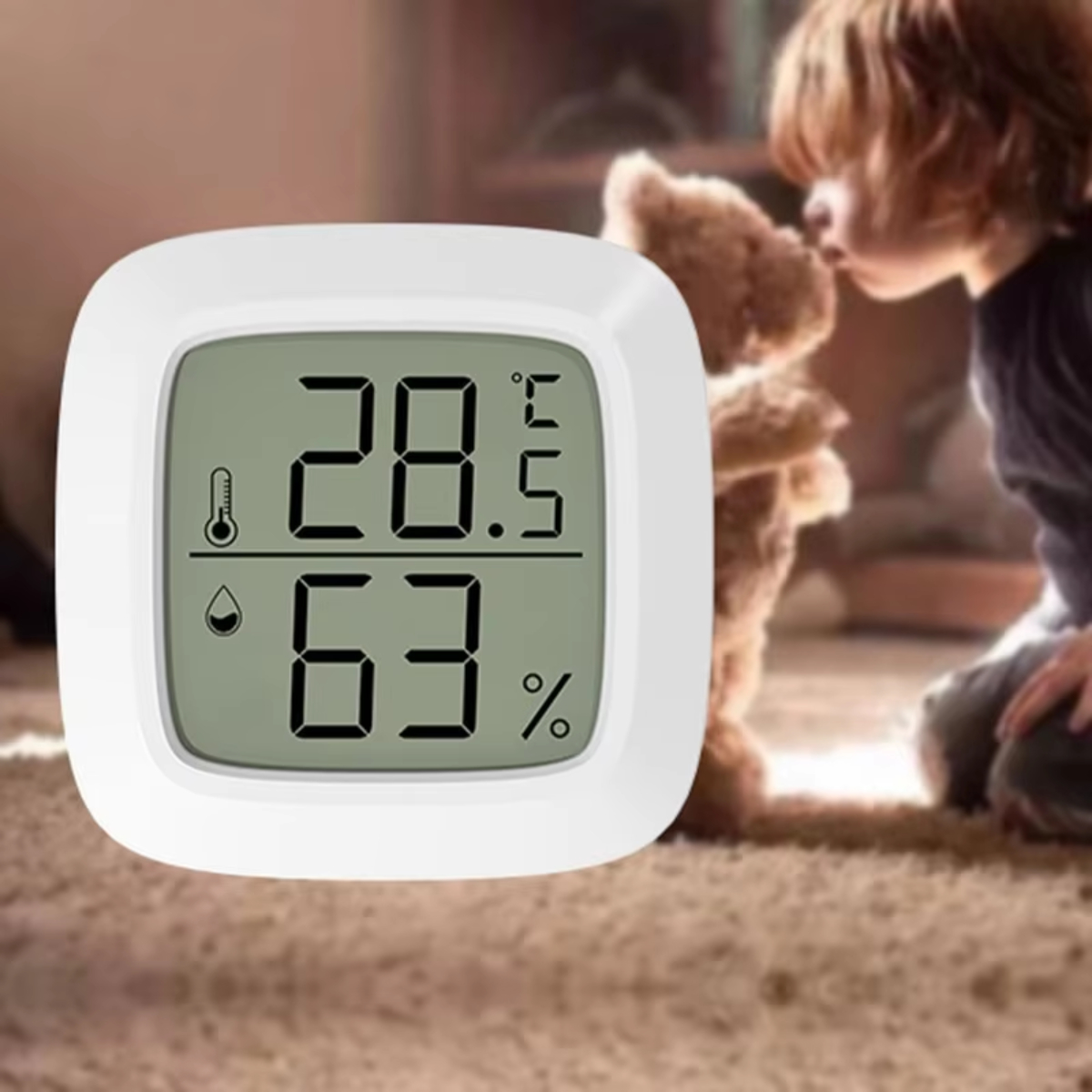 Mini LCD Digital Thermometer H - Temperature Humidity Sensor ulasan dan harga