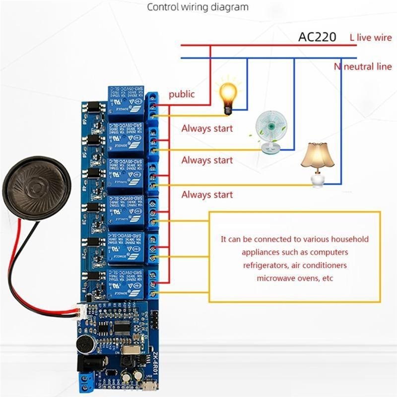 Smart Home Voice Control Board - Home Automation Diy Projects ulasan dan harga
